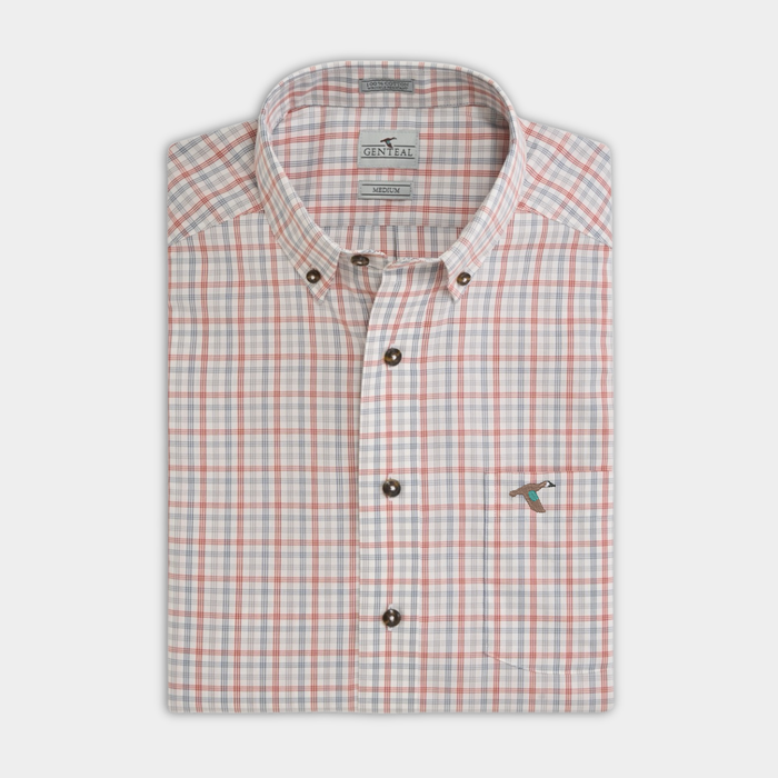 Swayze Cotton Sport Shirt - Ember