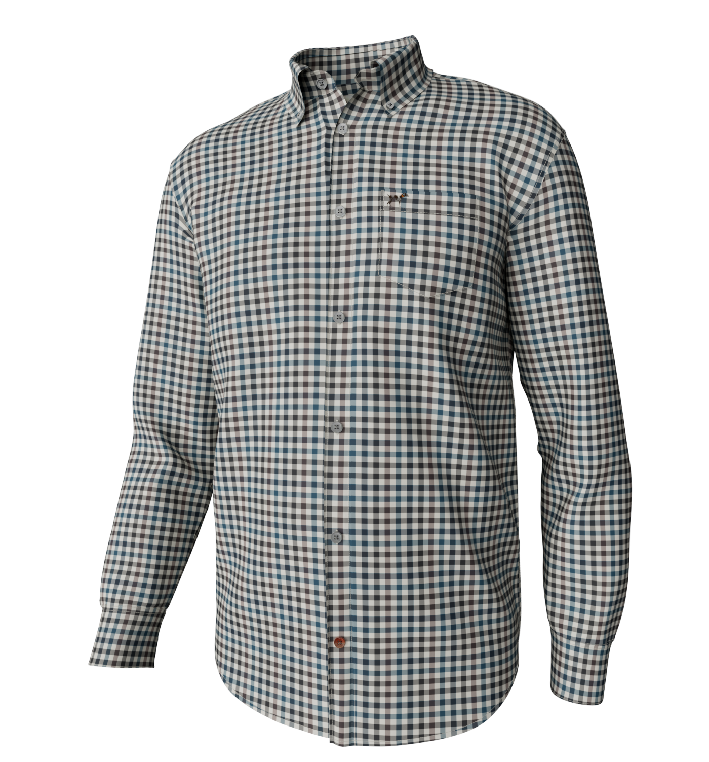 Hadley Brushed Long Sleeve - Peppercorn Plaid