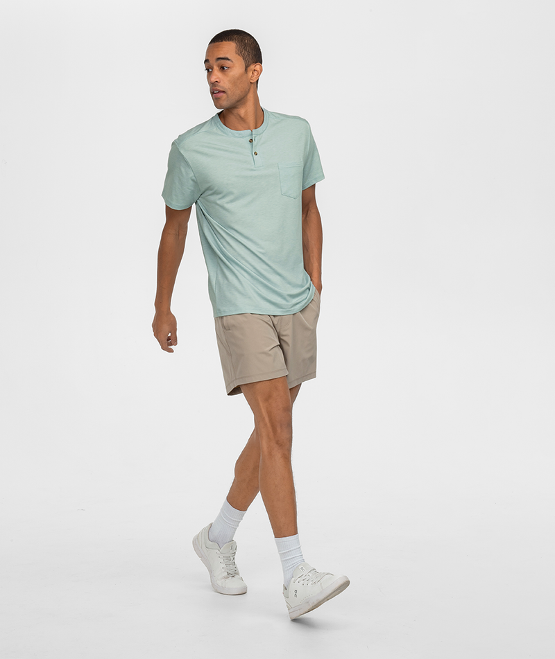 Max Comfort Henley - Harbor Gray