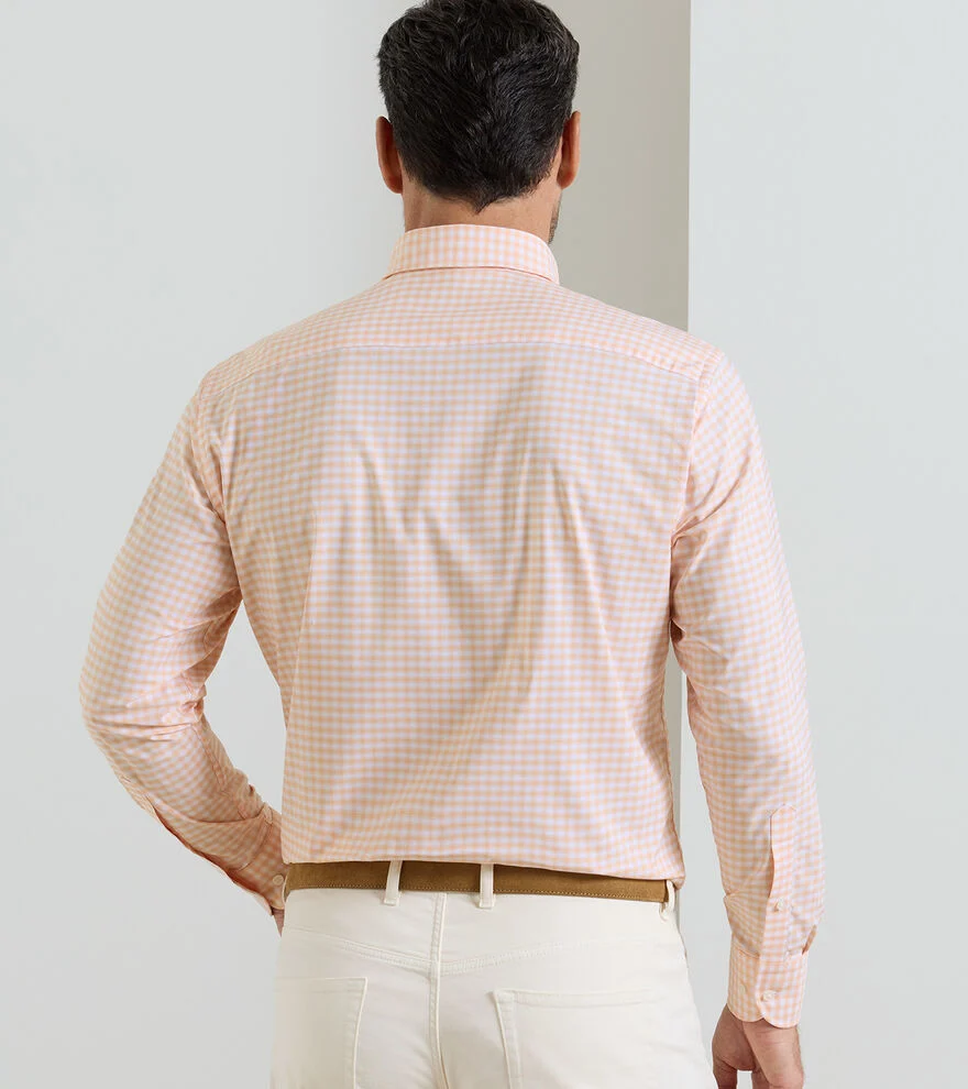 Lewis Performance Twill Shirt - Cosmic Peach