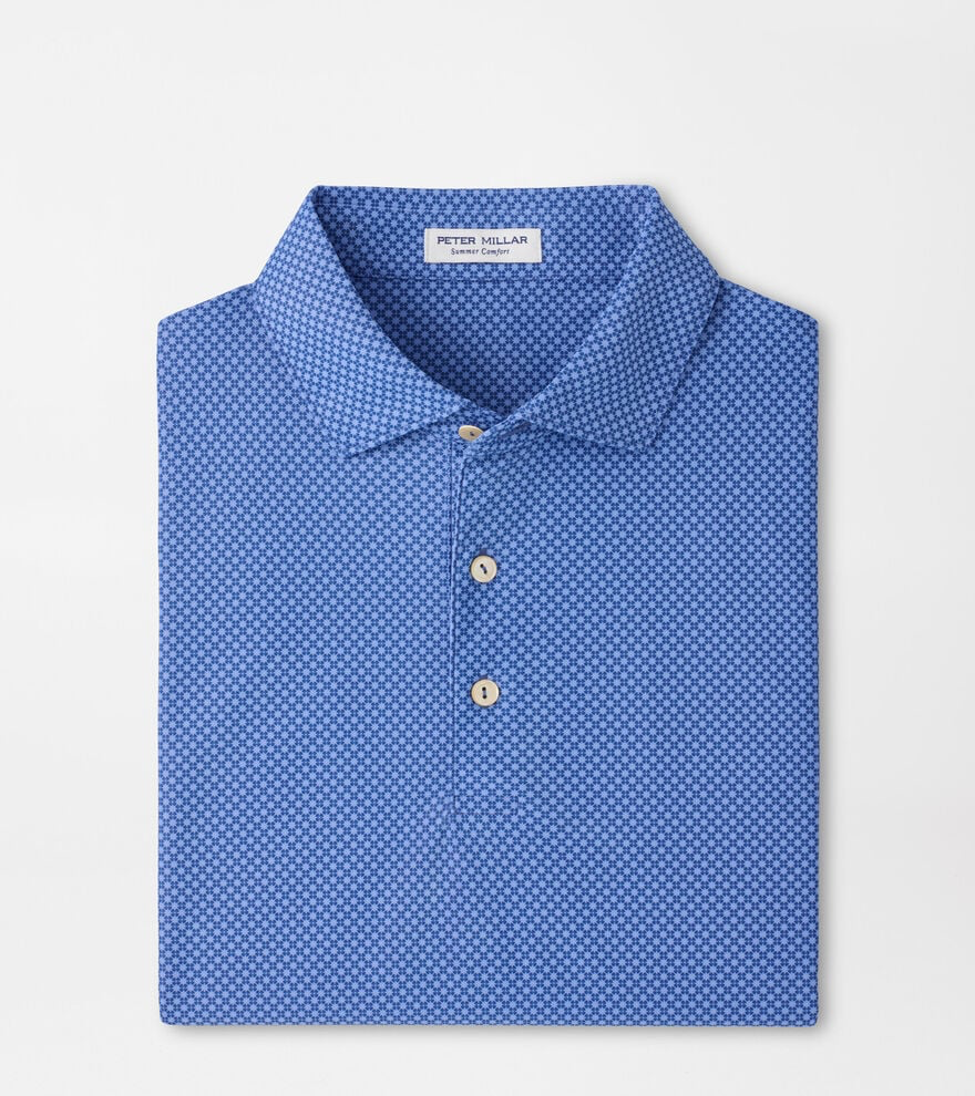 Grant Perfomance Mesh Polo - Windsor Blue
