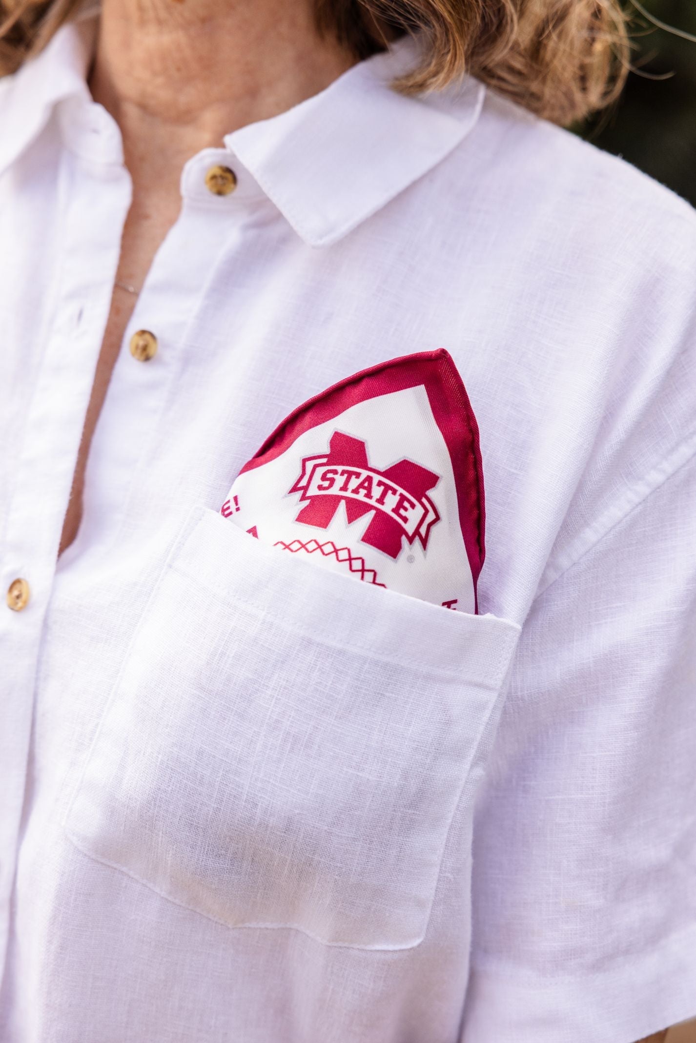 Mississippi State Bulldogs Pocket Scarf