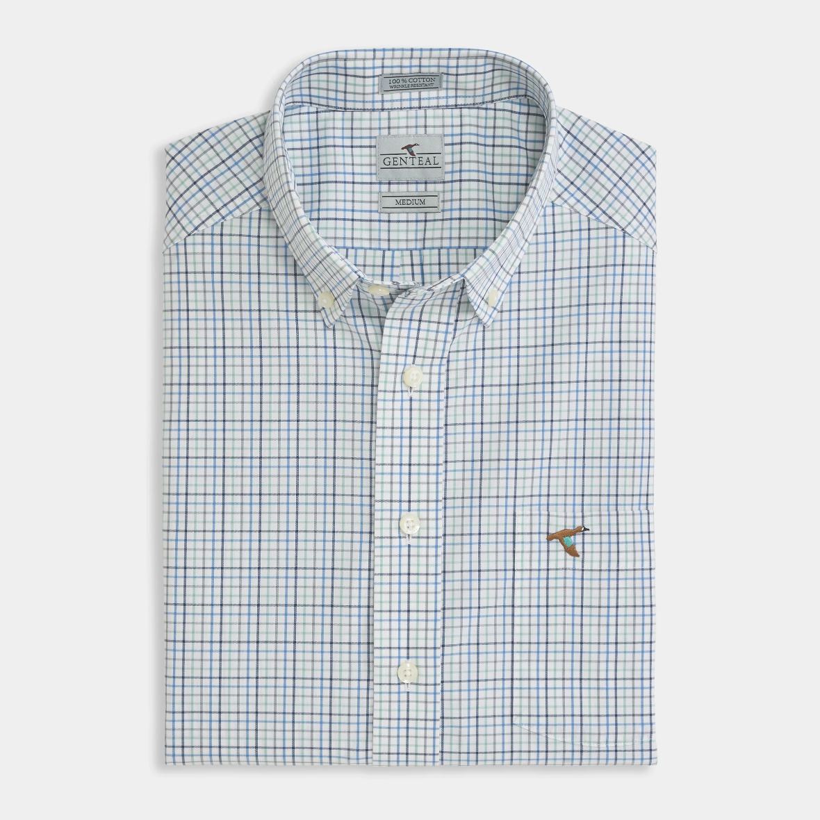Brewster Cotton Sport Shirt - Mineral
