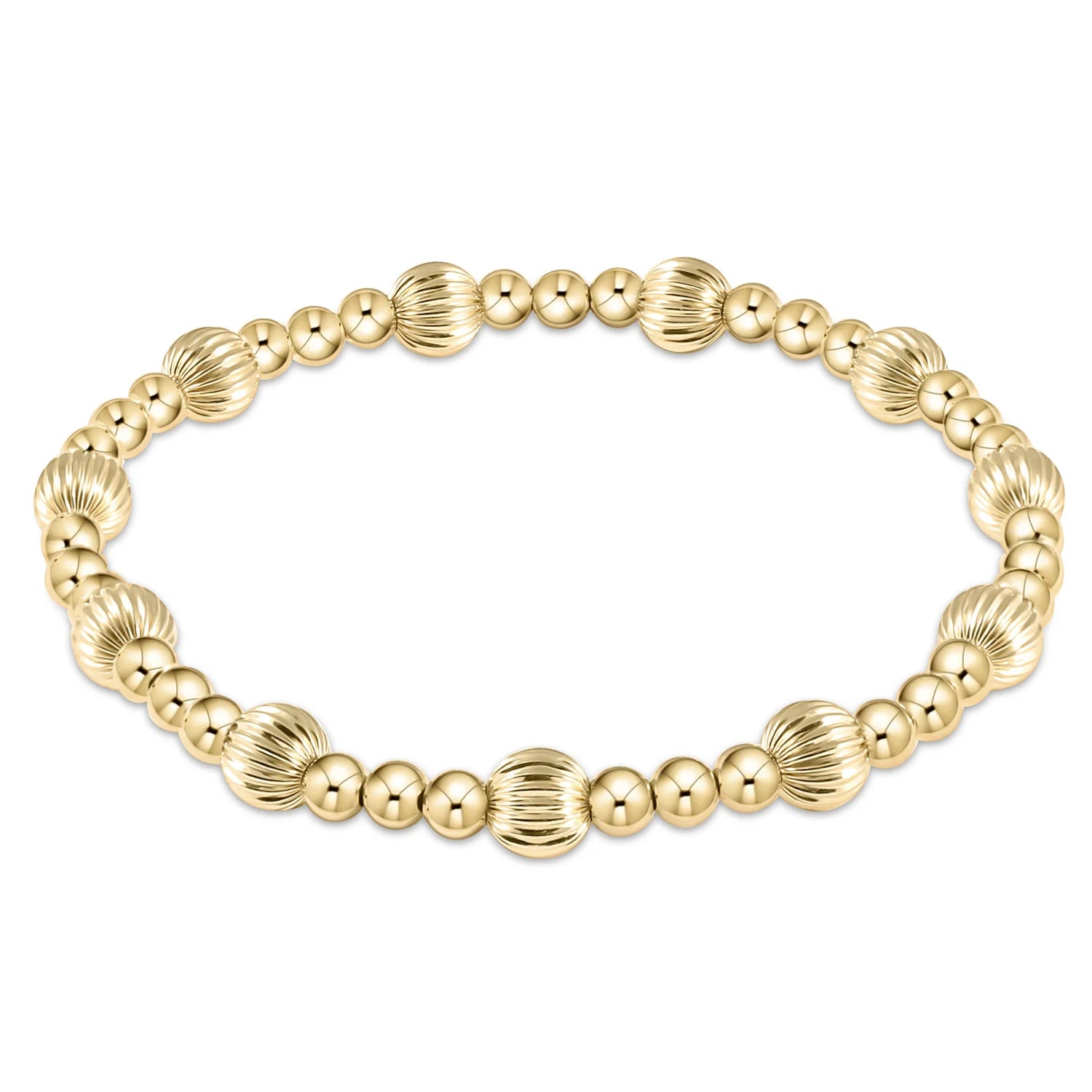 EN-Extends Dignity Sincerity Pattern 5mm Bead Bracelet