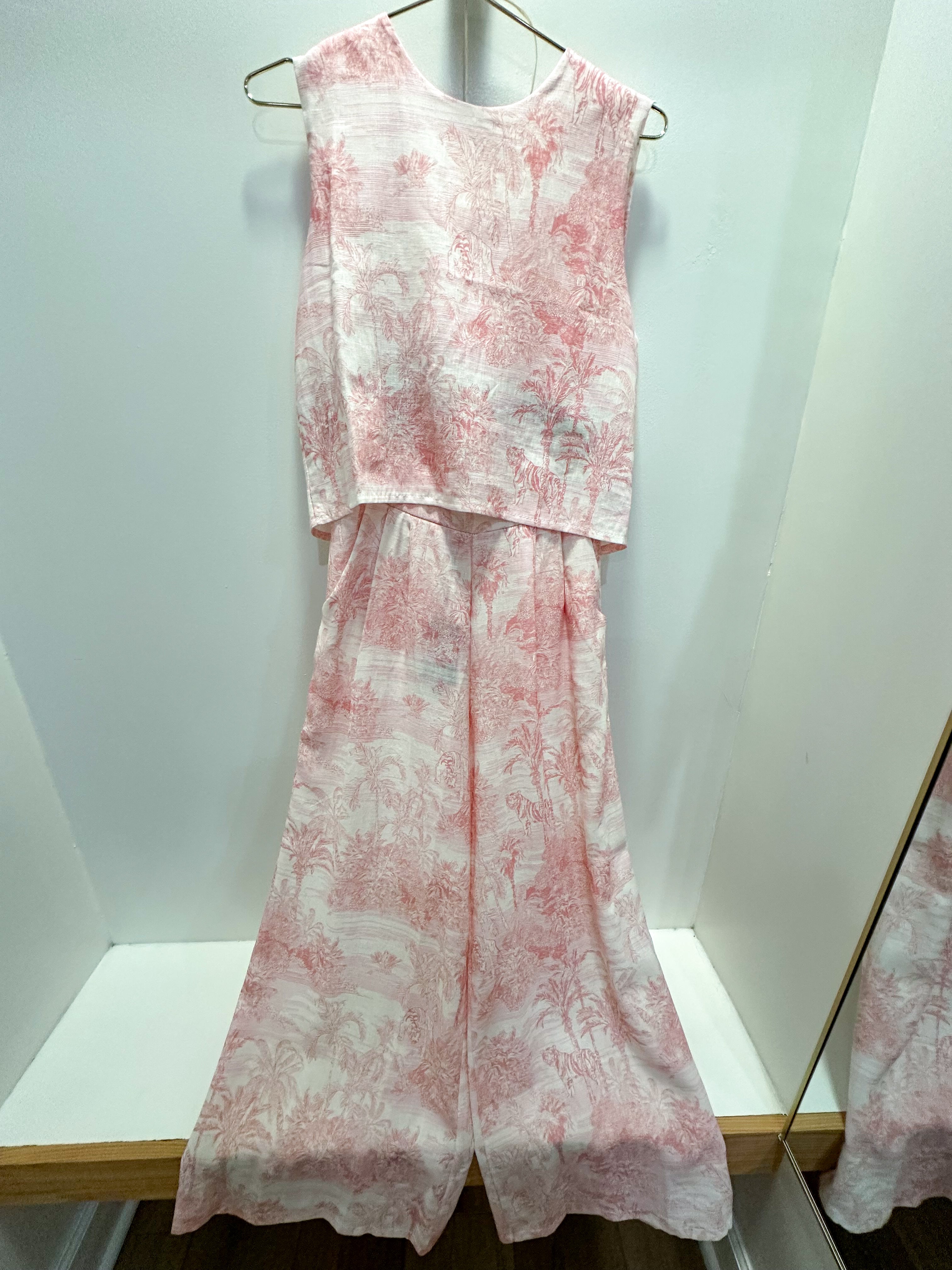 Island Pleated Pants-Blush