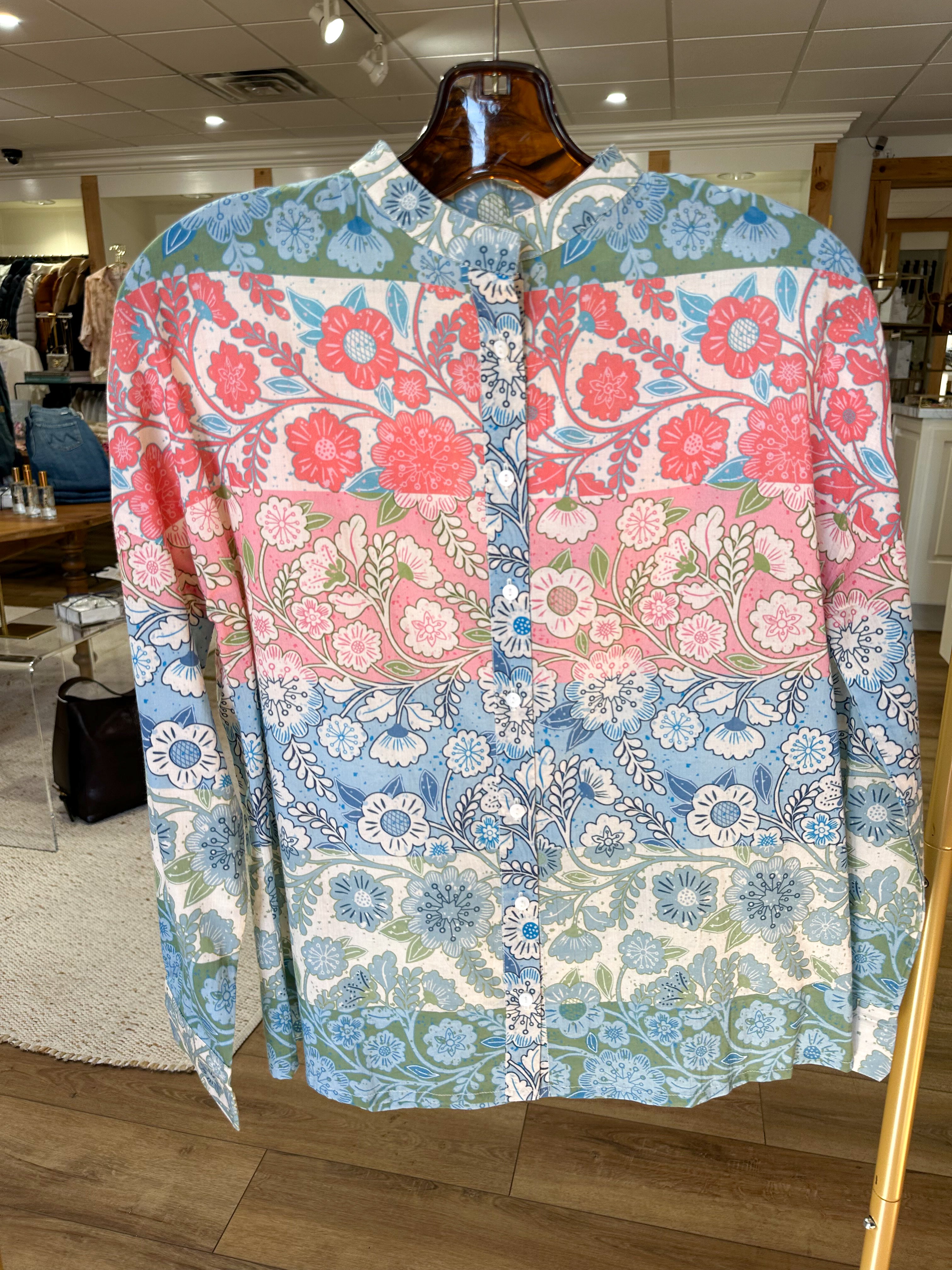 Robi Blouse-Flower Shop