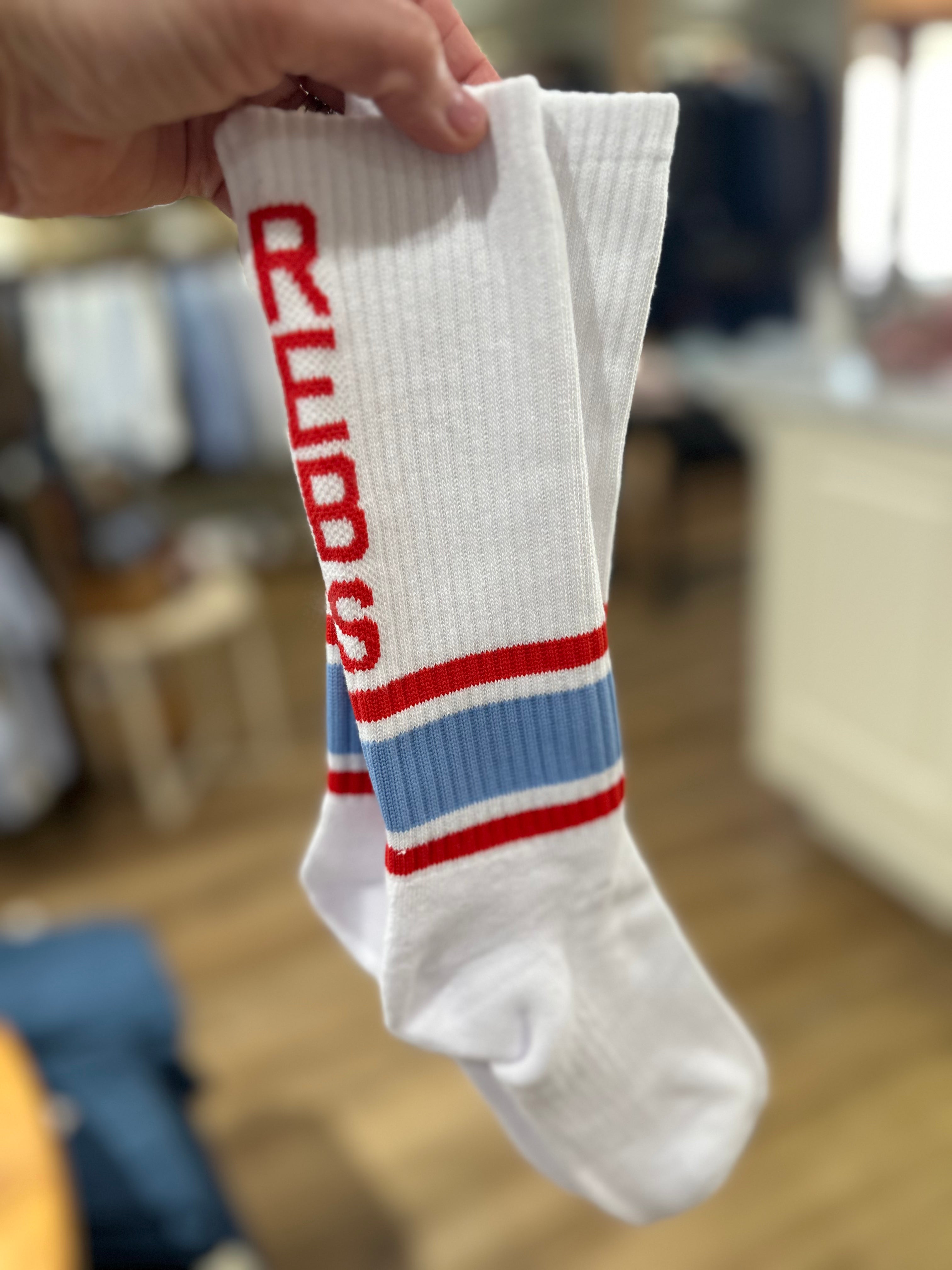 White Rebs Casual Sock