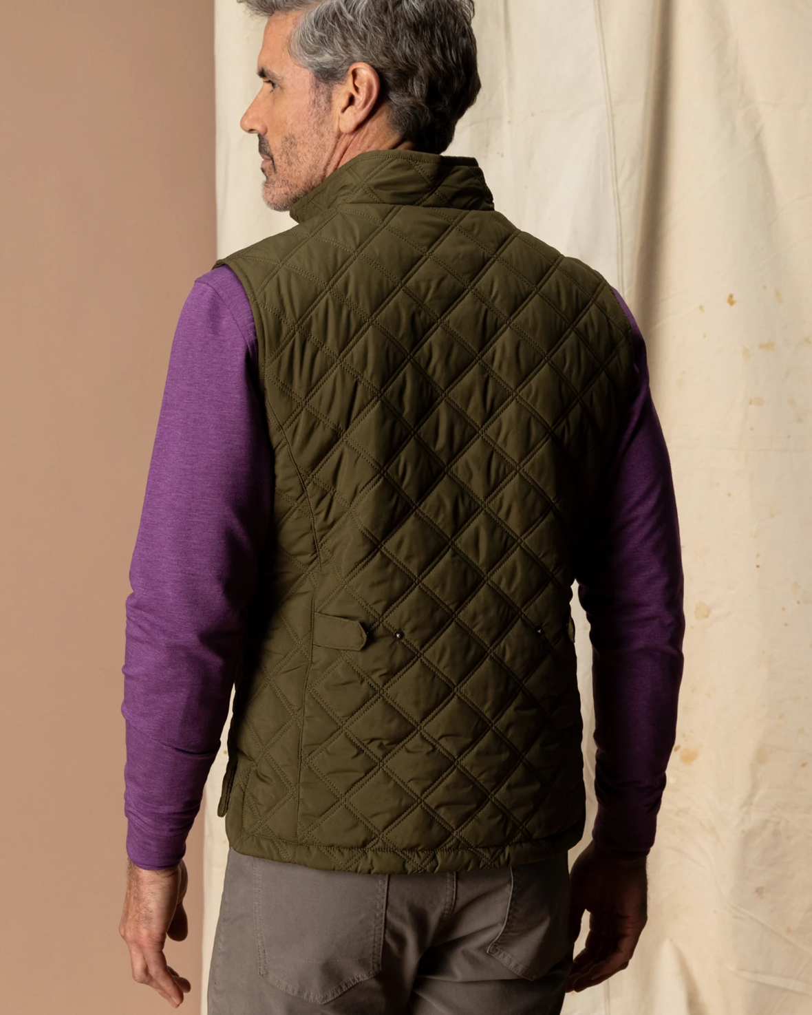 Fremont Sport Quilted Vest - Dark Olive