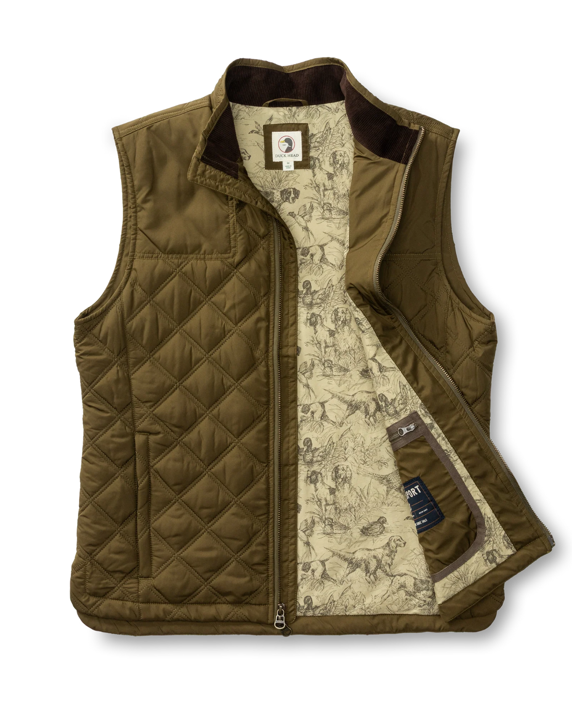 Fremont Sport Quilted Vest - Dark Olive