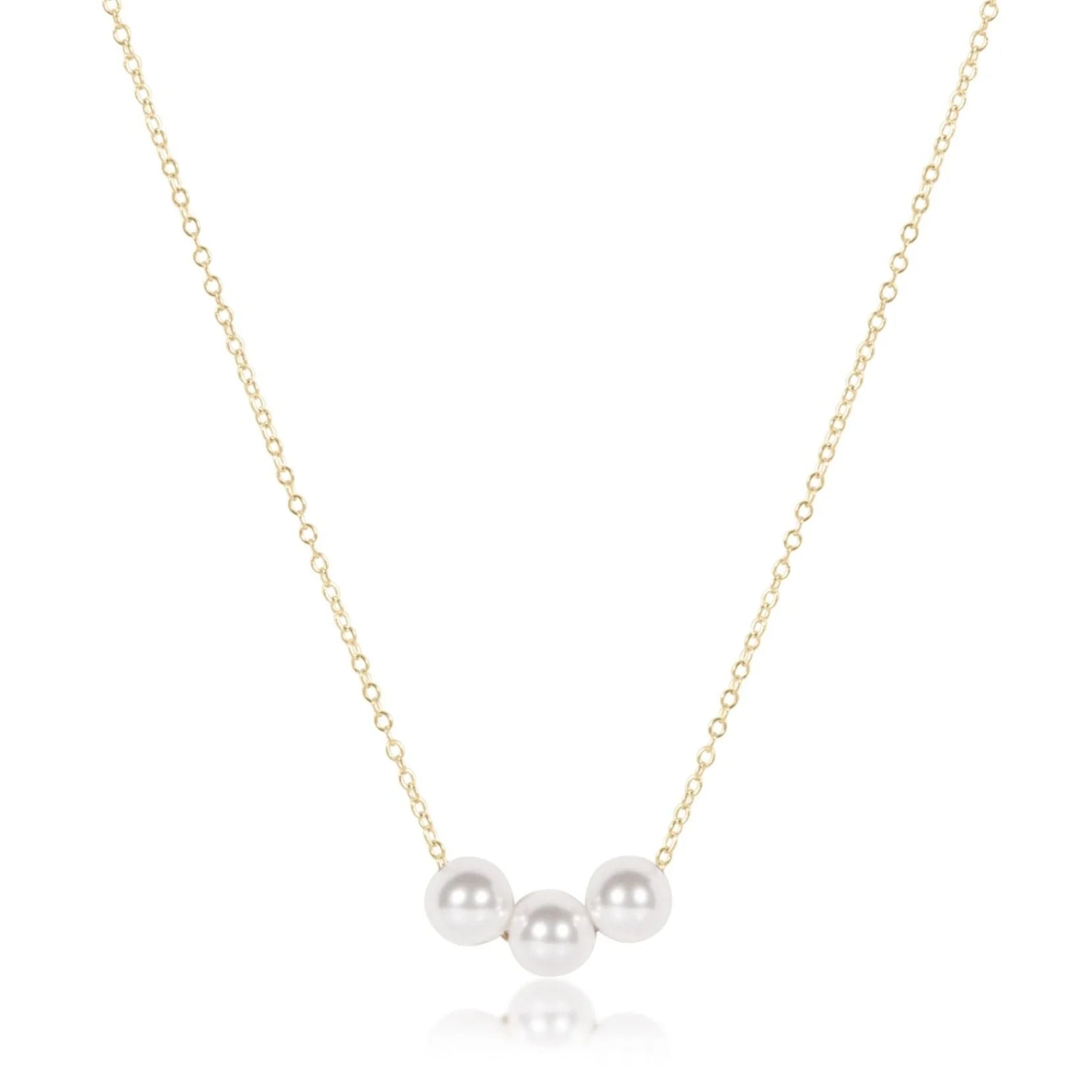 Joy Pearl - 16" Necklace Gold