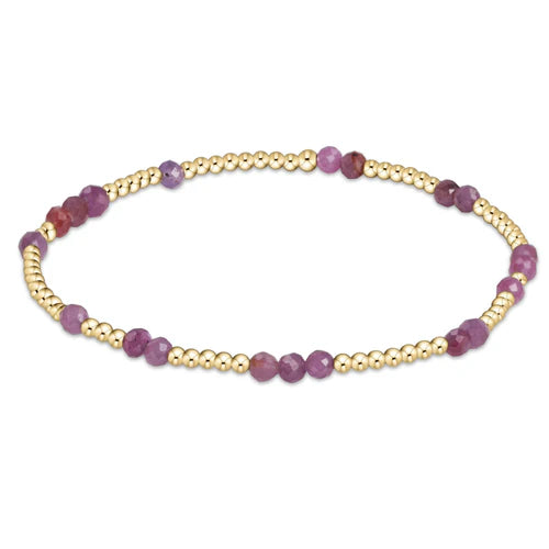 Hope Unwritten Gemstone Ruby Bracelet-EN