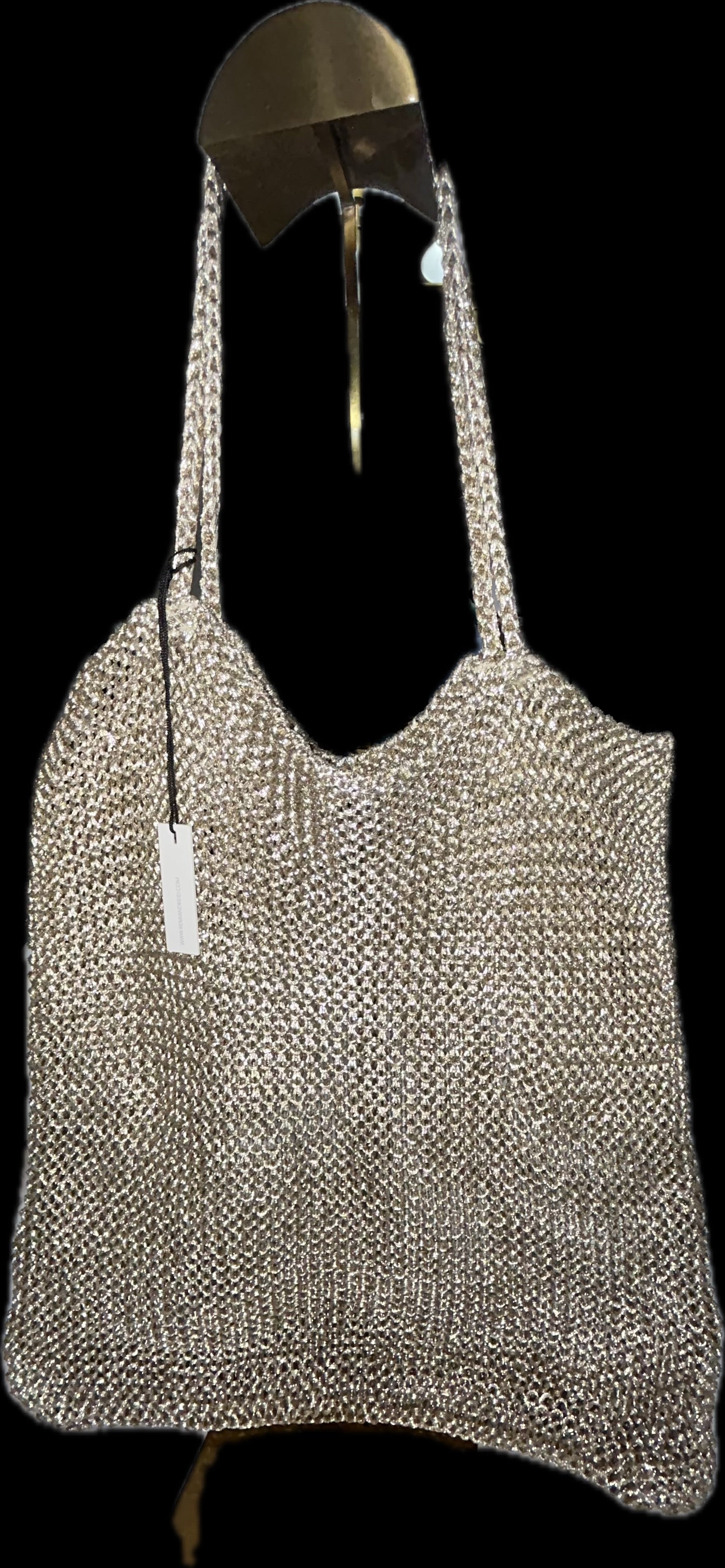 Ketut Metallic Platinum Bag