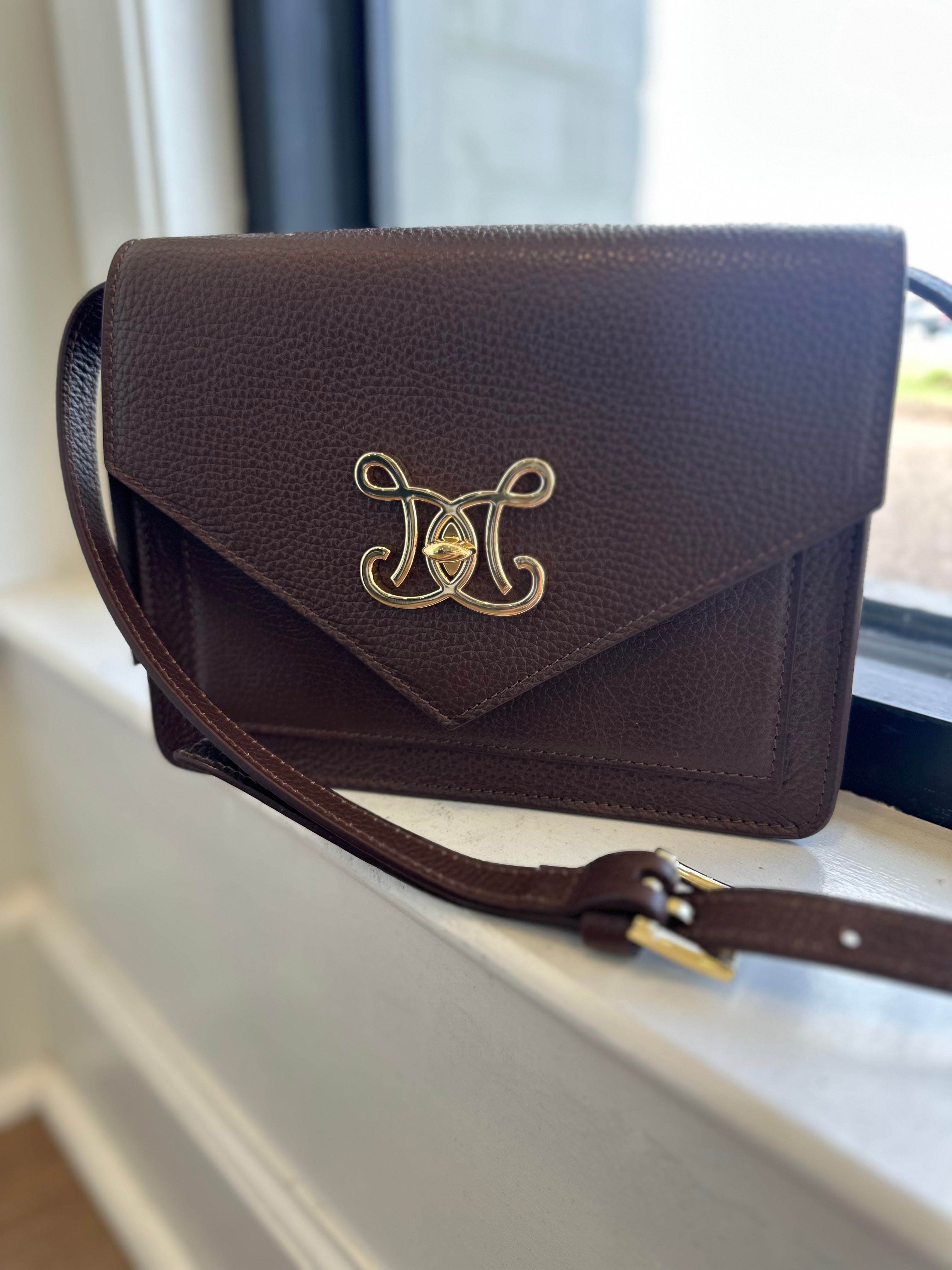 De Marquet Envelope Bag -Burnt Sienna