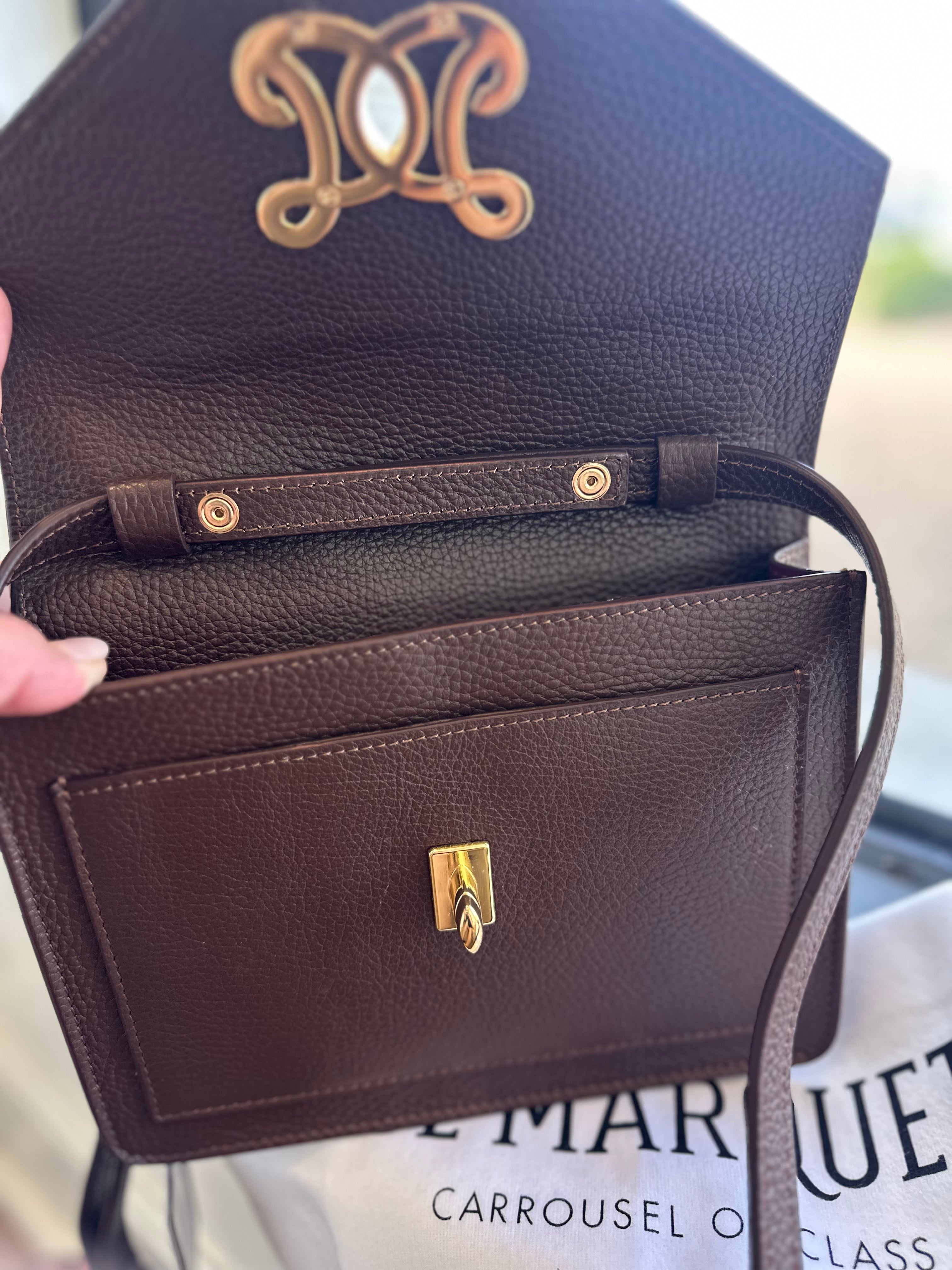 De Marquet Envelope Bag -Burnt Sienna