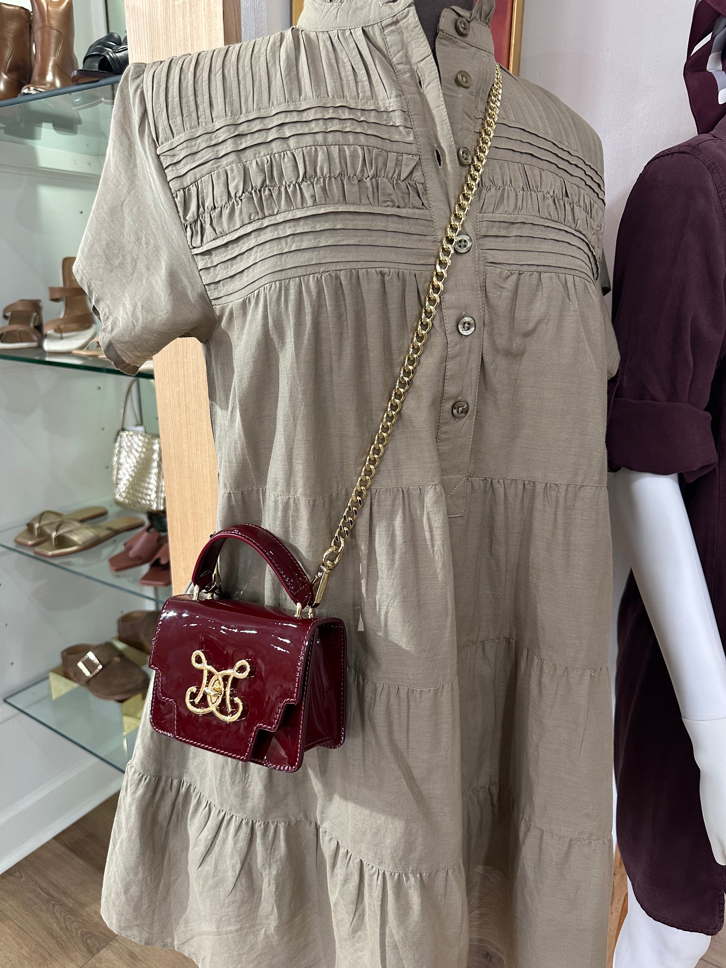 De Marquet Gold Crossbody Chain Strap