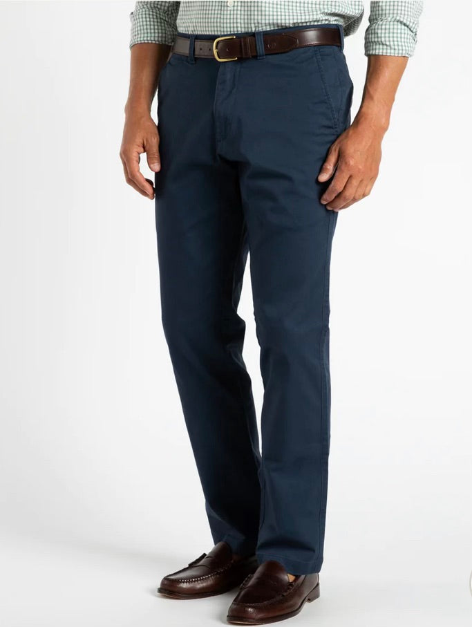 Classic Fit Gold School Chino - Navy