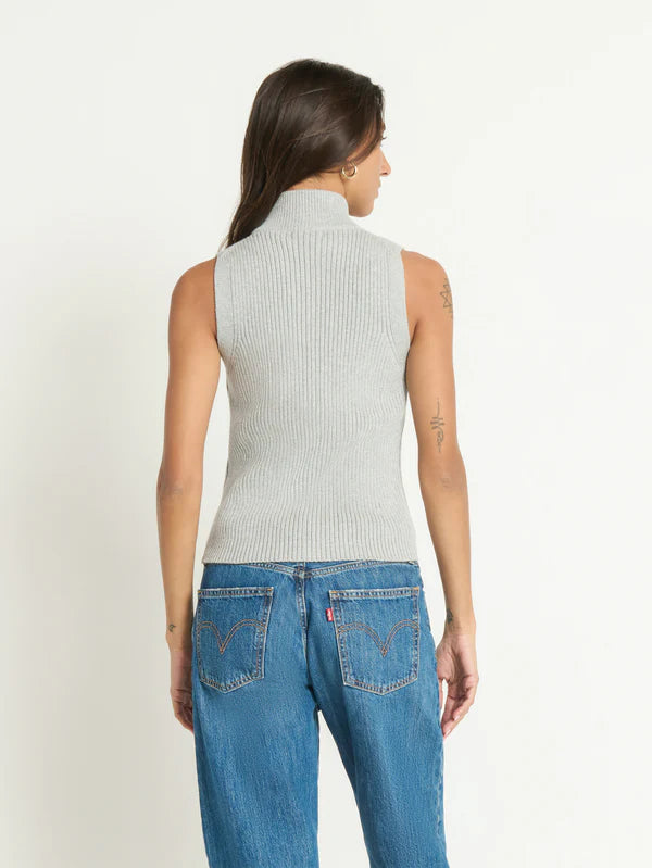 Ira Sweater Vest-Heather Grey
