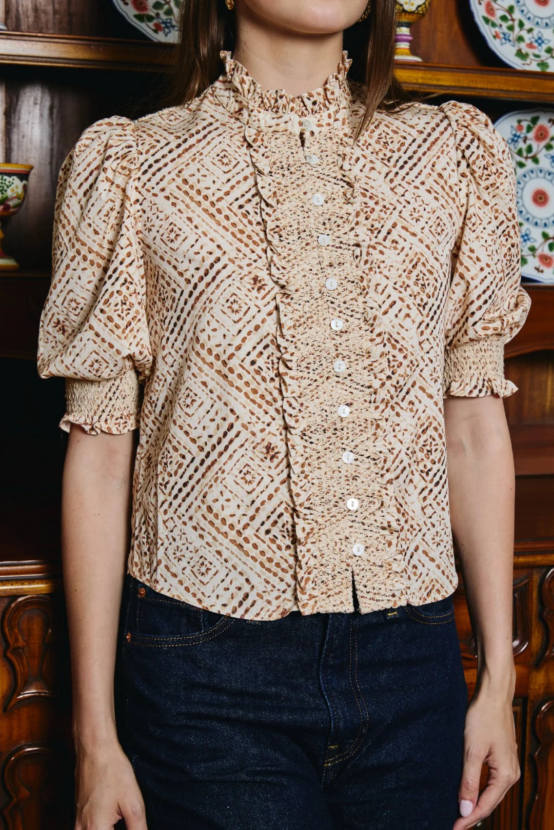 Zinny Top-Wuthering Winds Print
