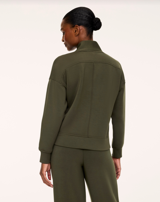 SPANX V-Neck Long Sleeve Top-Monstera
