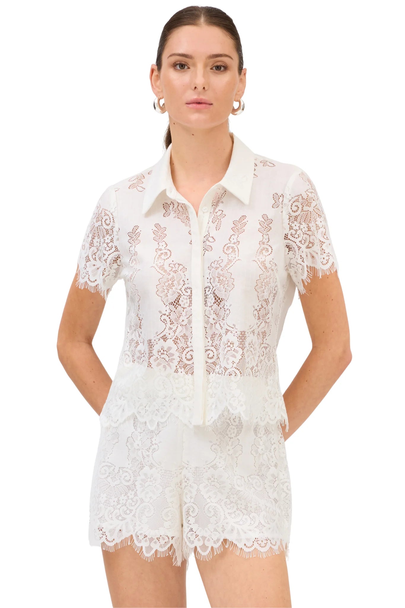 Meadow Blouse-White