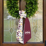 Mississippi State Bulldogs Cotton Wreath Scarf
