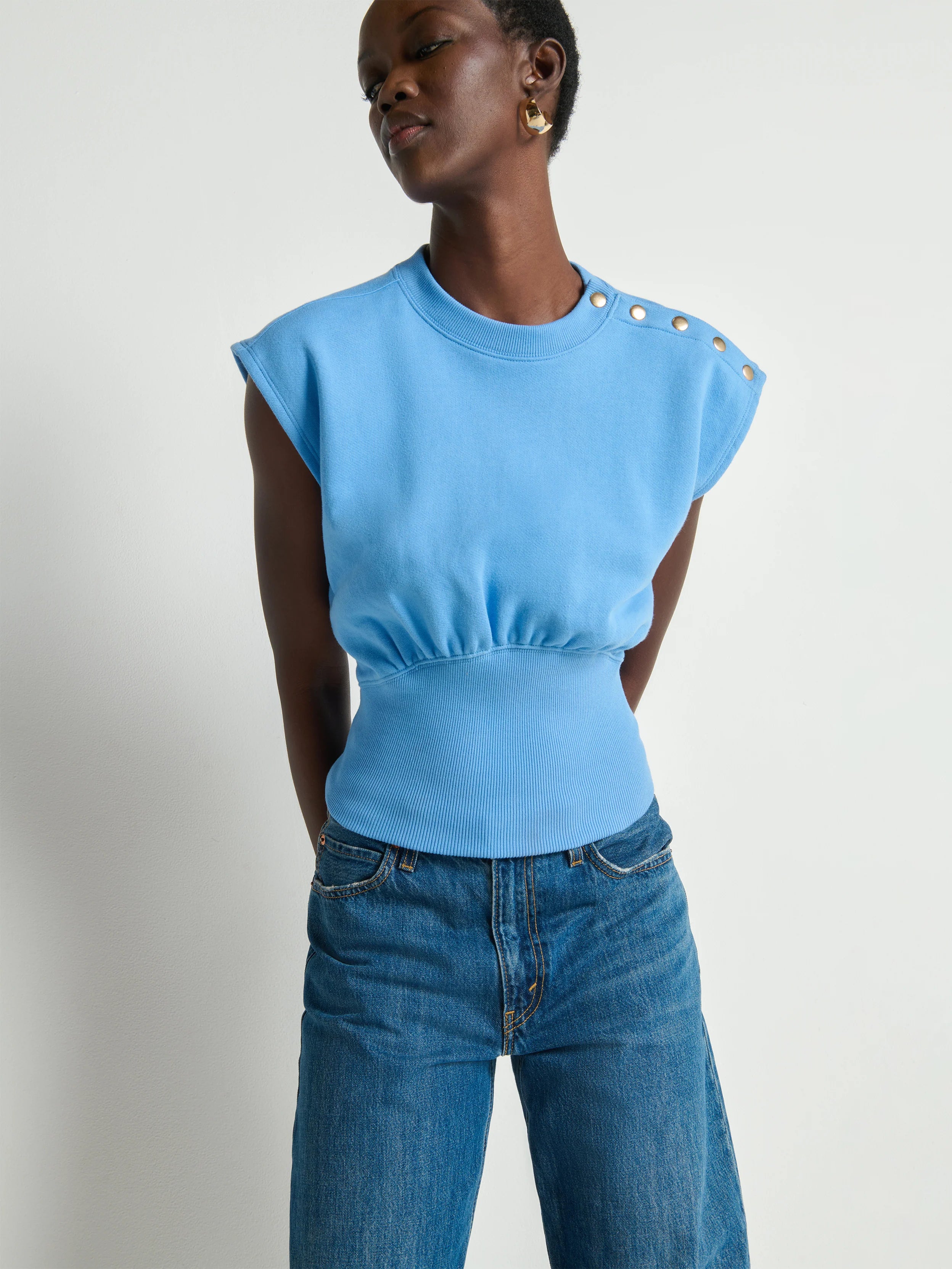 Nadia Sweatshirt-Laguna