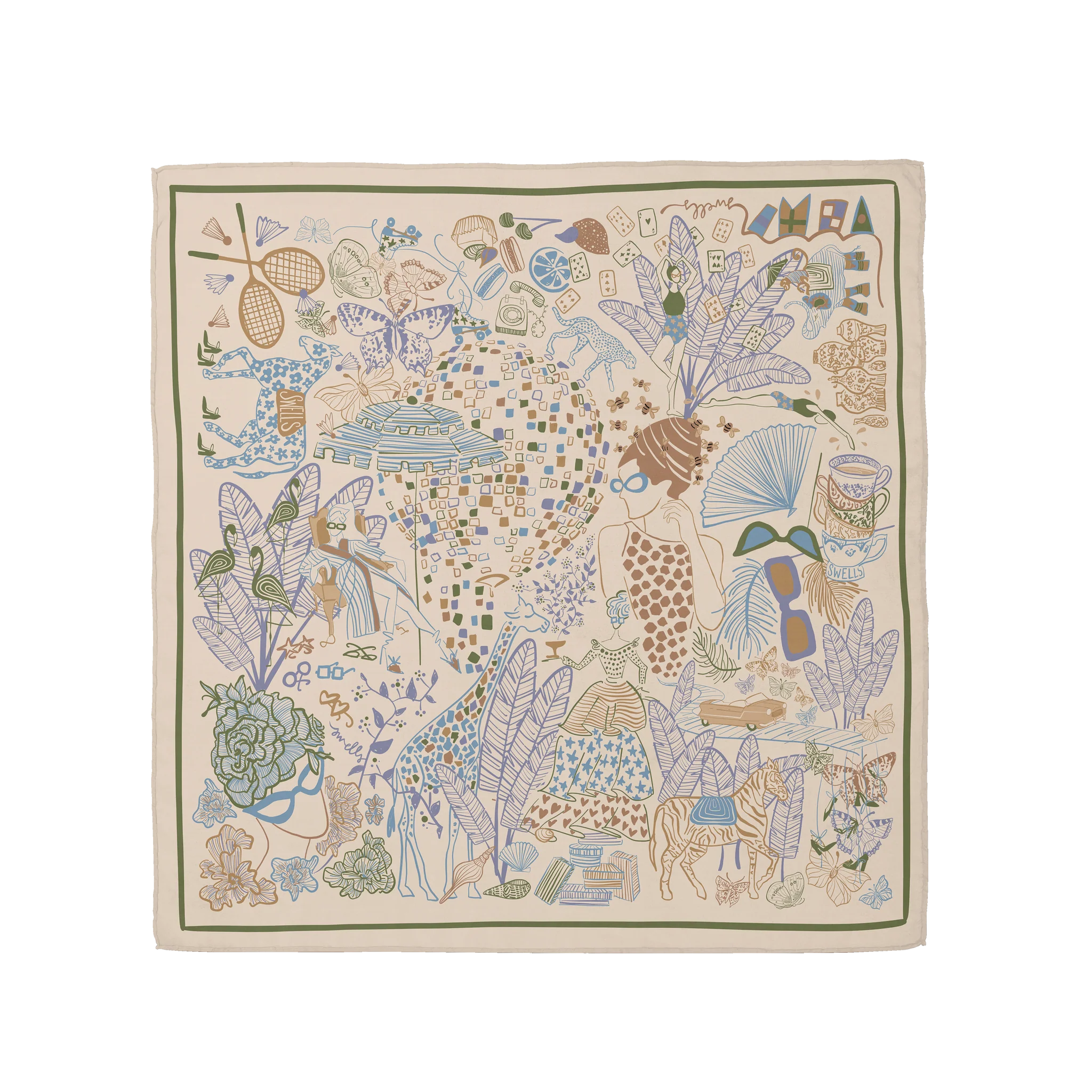 Provence Silk Scarf
