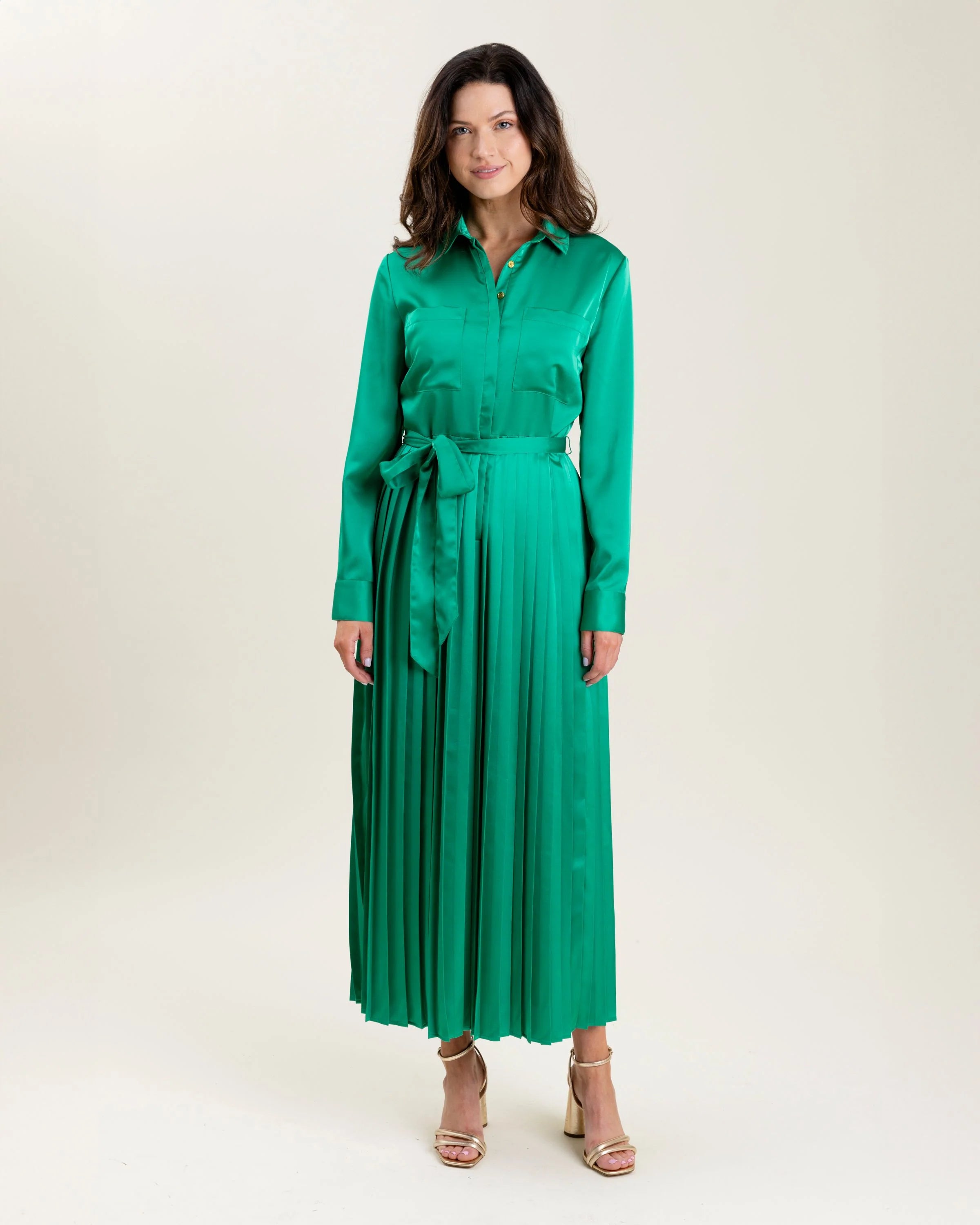 Adair Dress - Dynasty Green