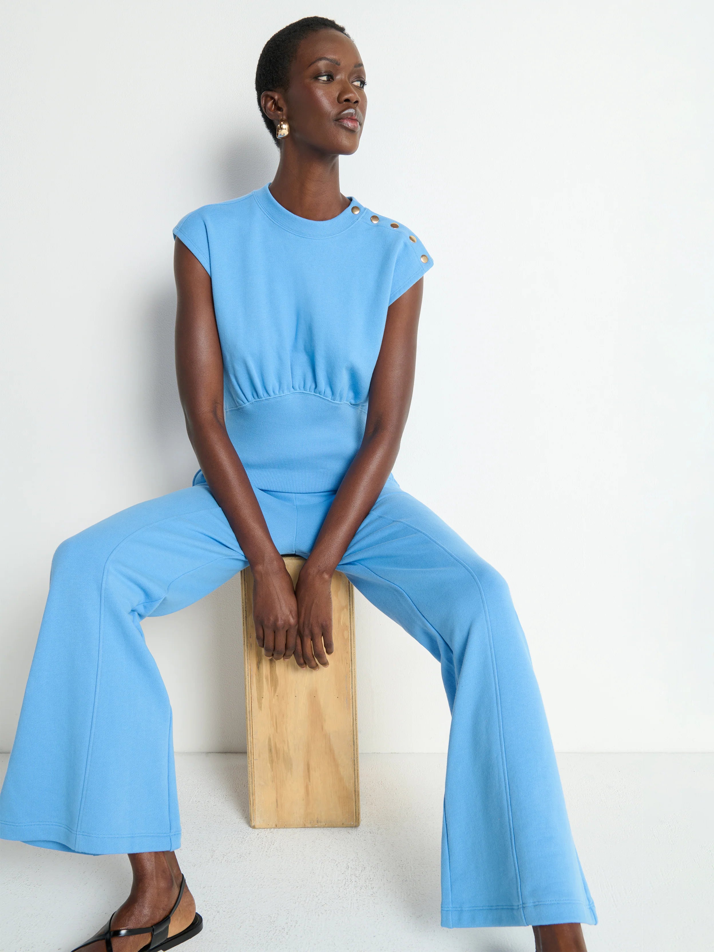 Nadia Sweatshirt-Laguna