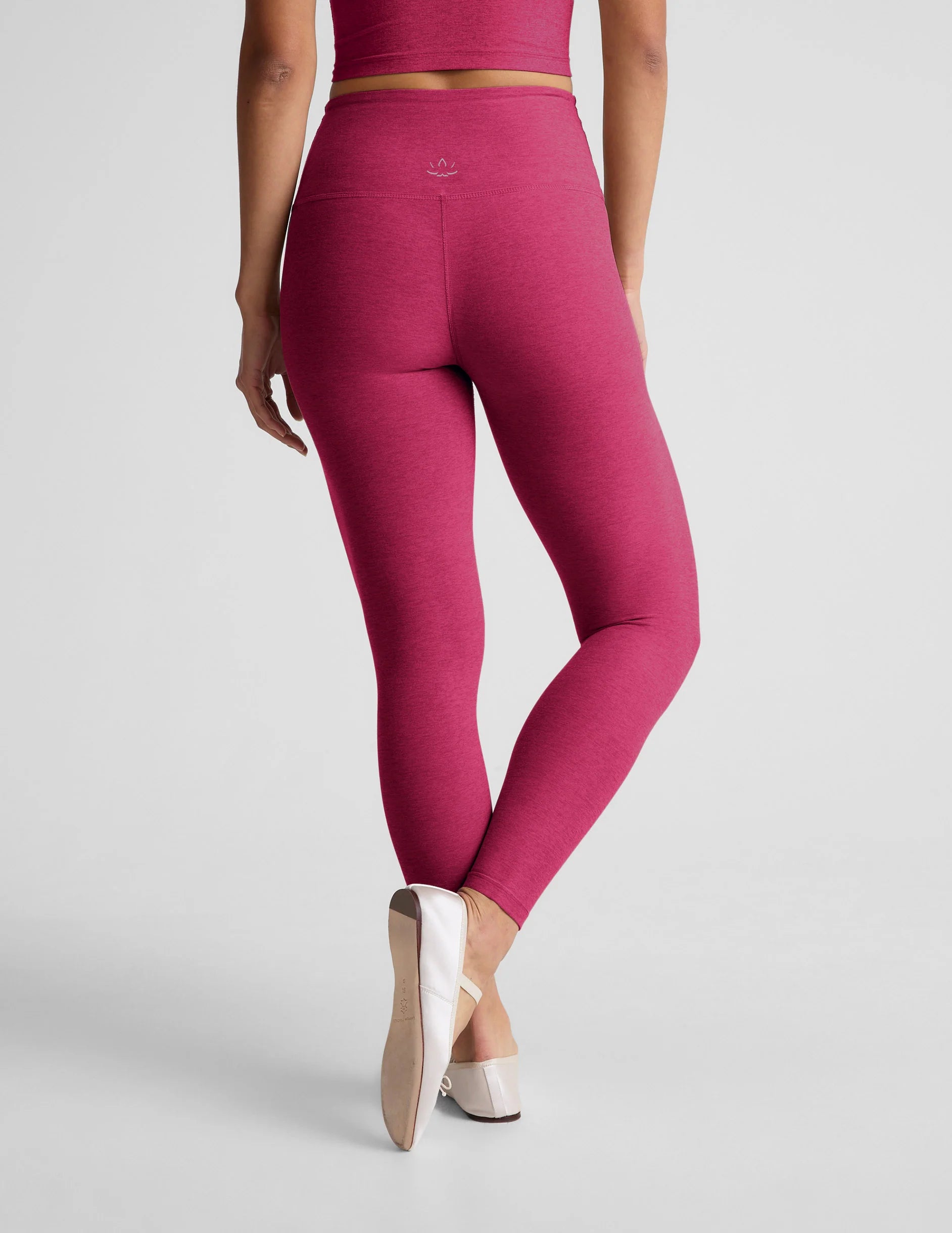 Spacedye Caught in the Midi HW Legging-Sangria Heather