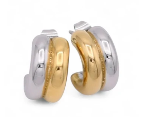 Split Decision Hoop Earrings