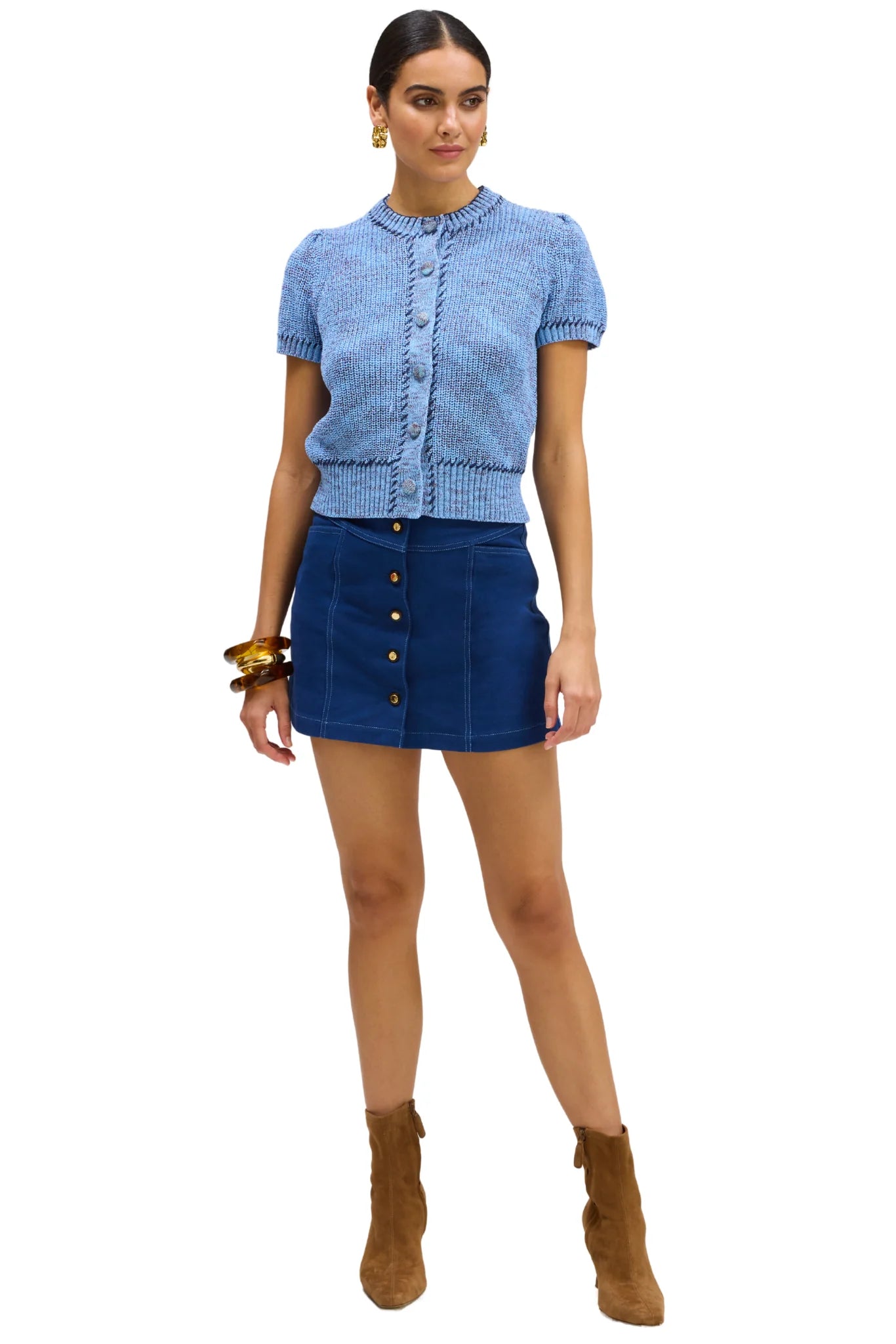 Harper Skirt-Navy