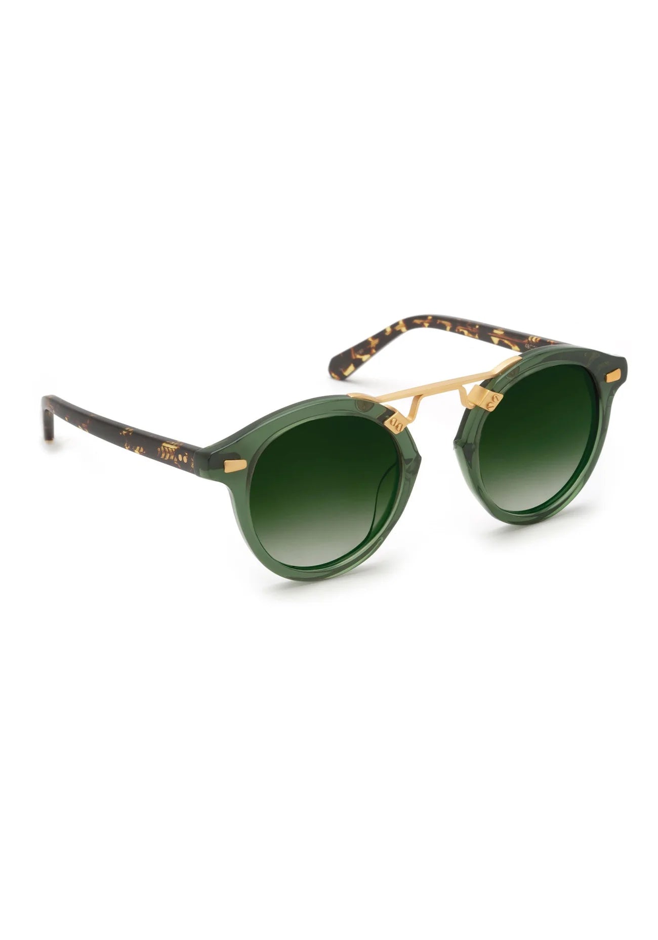 Krewe- STL II Bottle Green + Zulu 24K Sunglasses