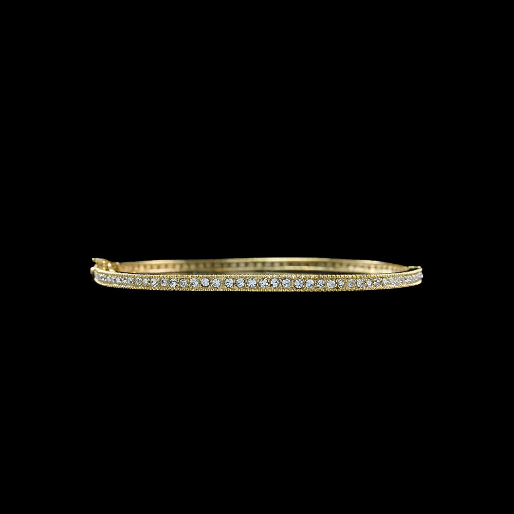 Pave Gold Bangle-Be-Je