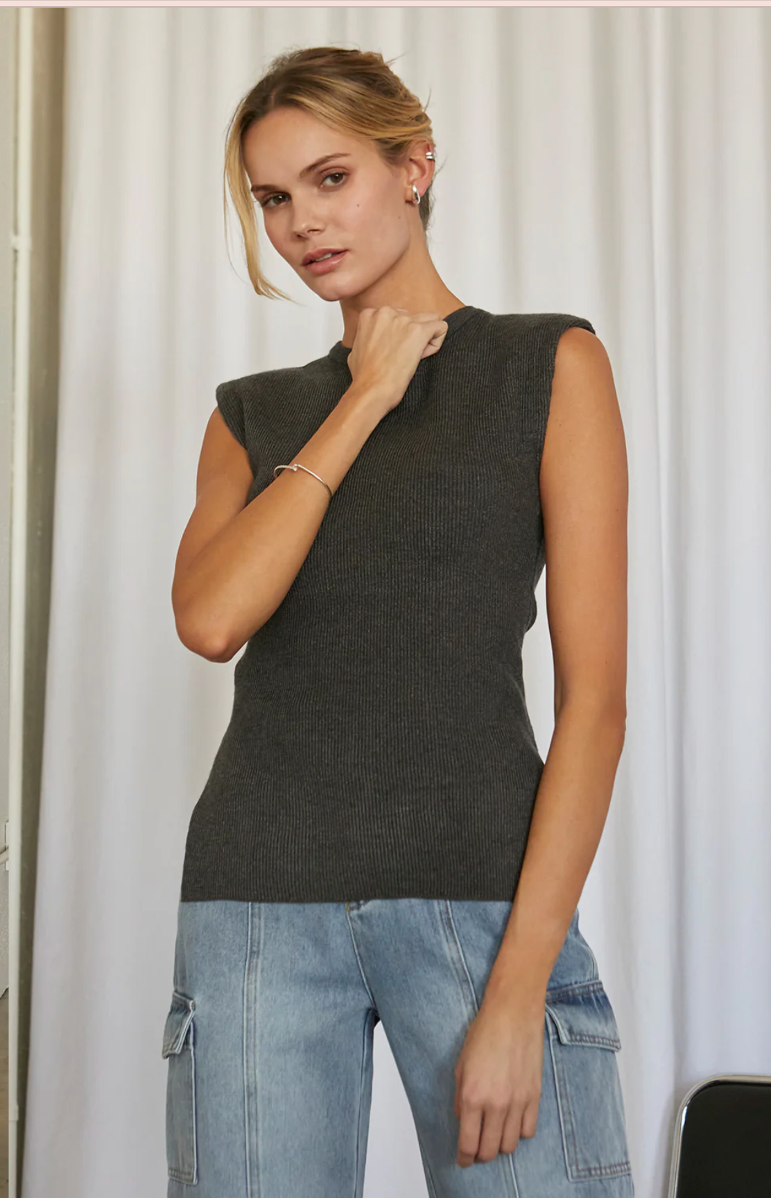 Genesis Ribbed Knit Top