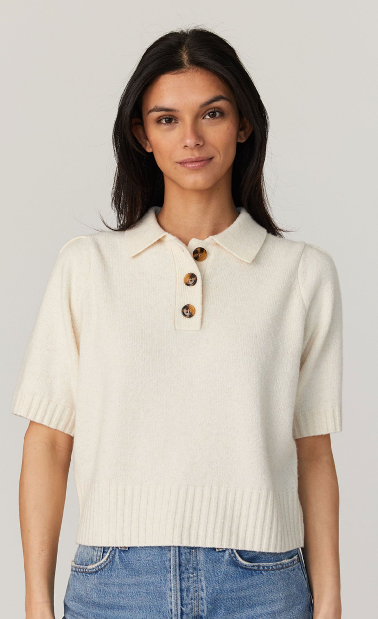 Vhari Short Sleeve Button-Up