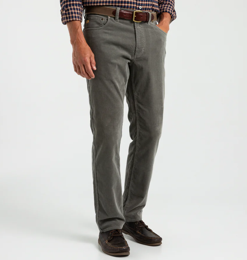 Holston Corduroy Five-Pocket - Castor Grey