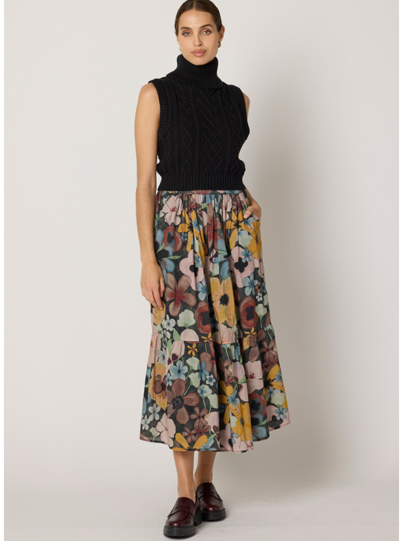 Charlene Ankle Skirt