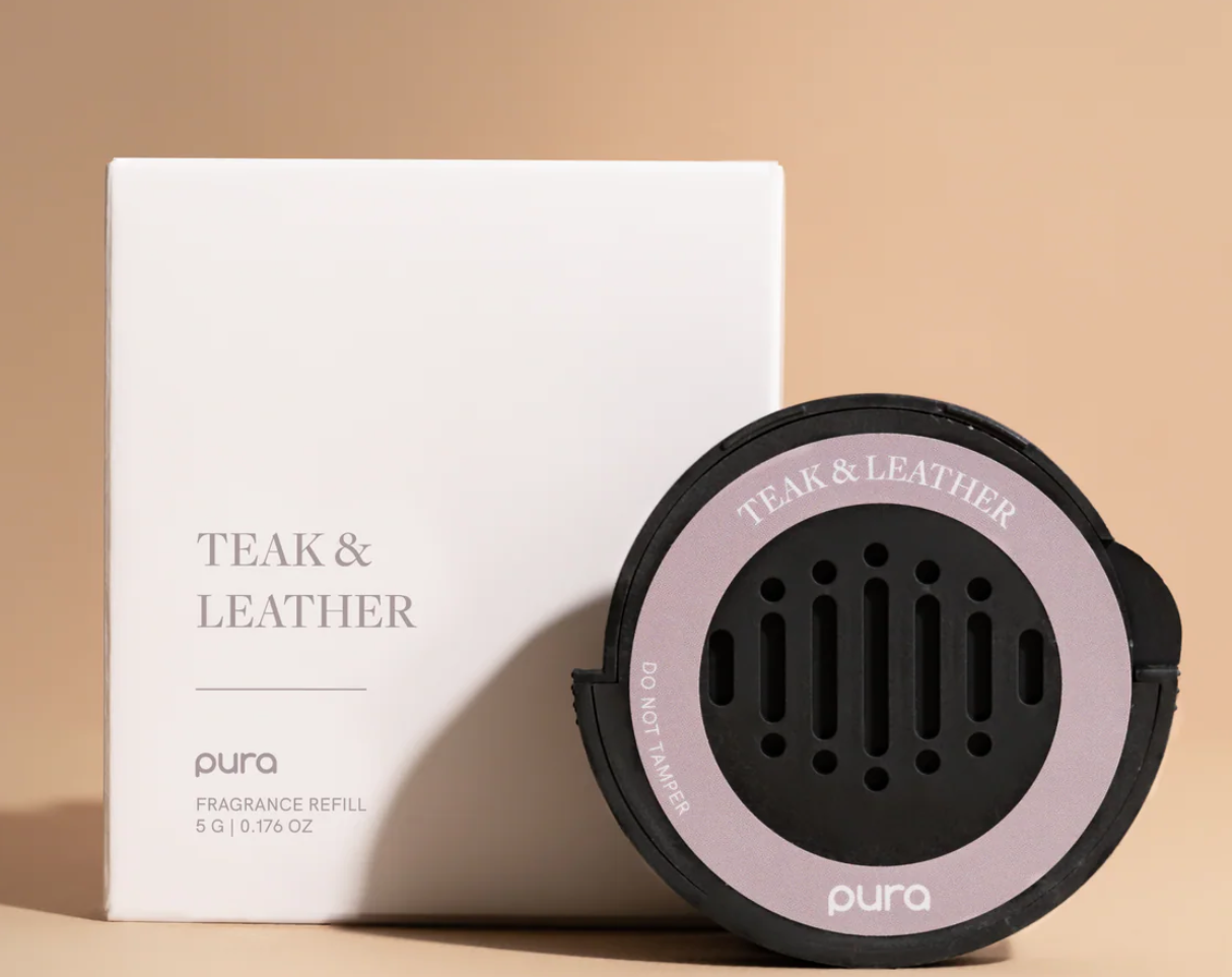 Pura Car - Teak and Leather