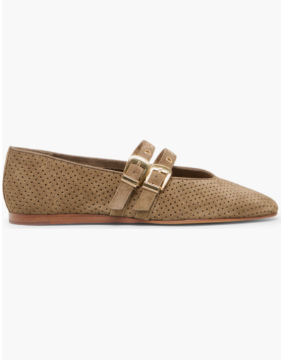 Baylee Grommet Mary Jane Flat