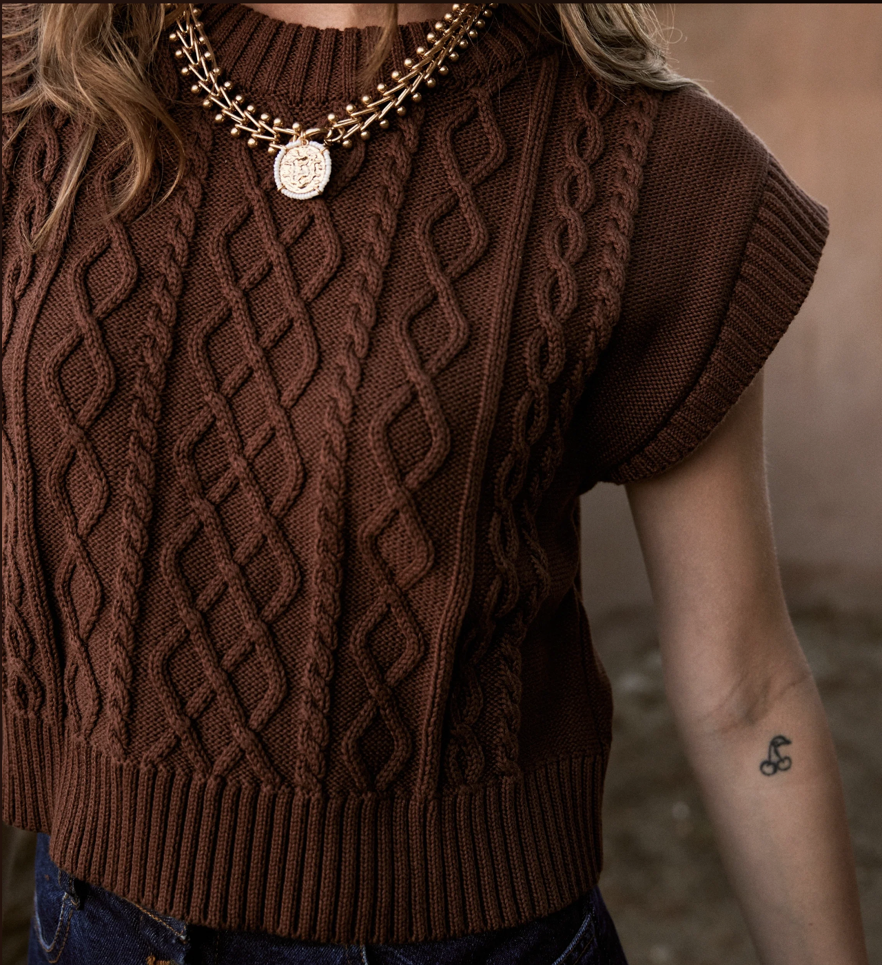 Gigi Sweater-Mocha Brown