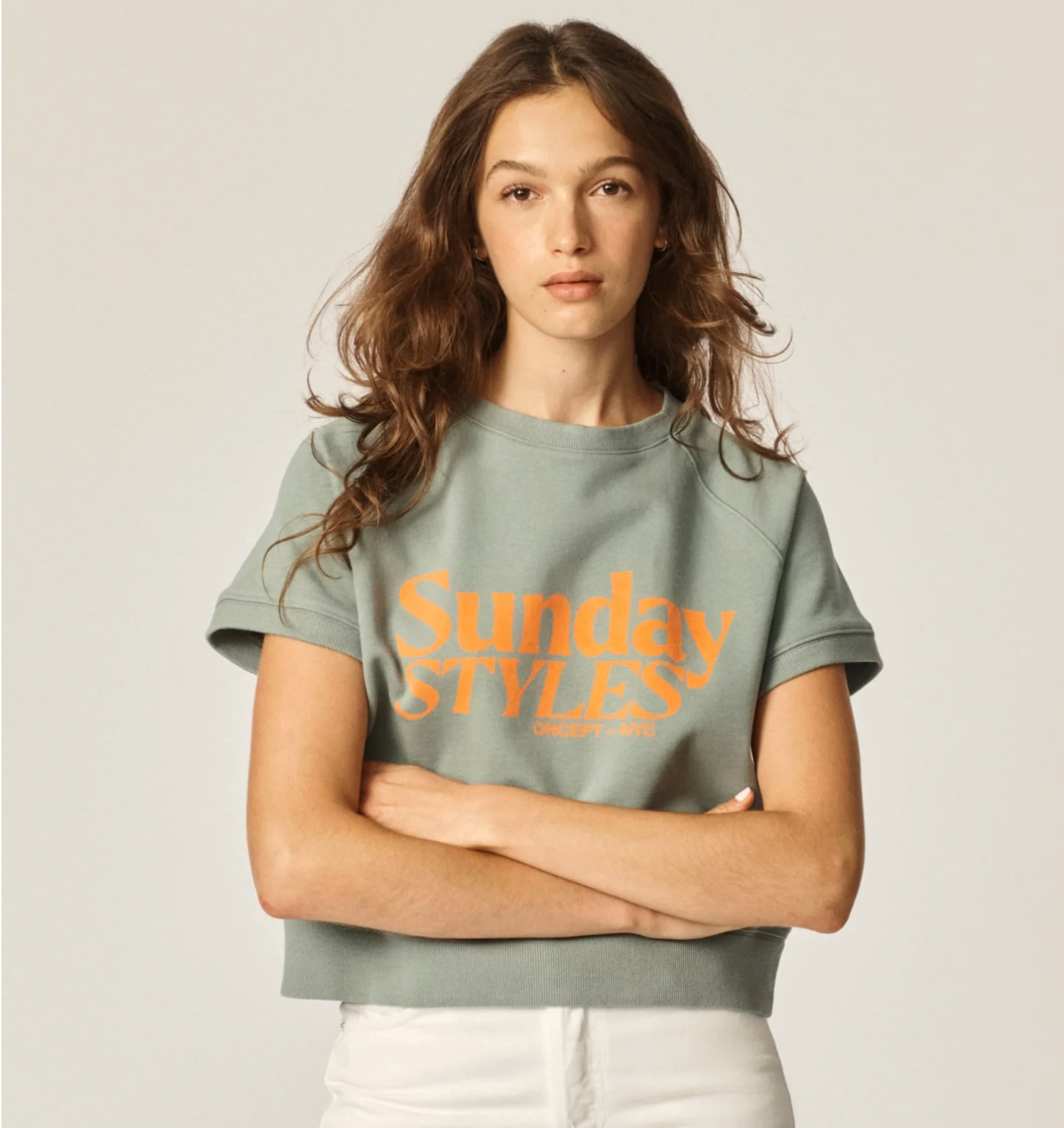 Oncept Maud Sunday Styles Sweatshirt-Aloe