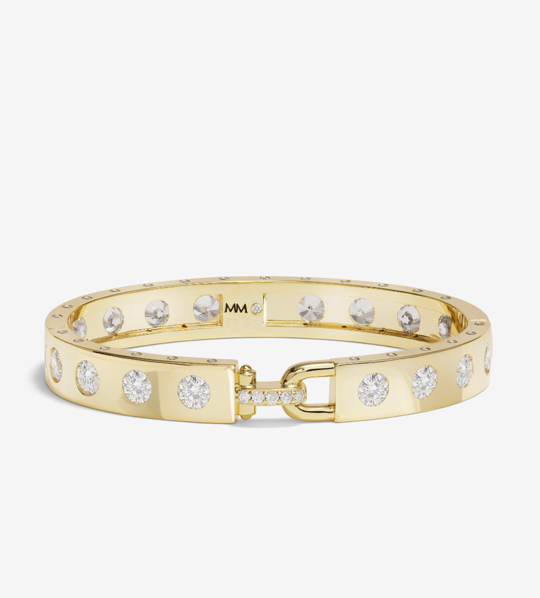 Ashley Rodeo Lock Cuff Bracelet 9mm