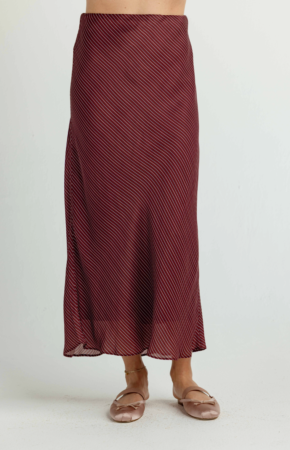 Brownstone Stripe Lillie Skirt