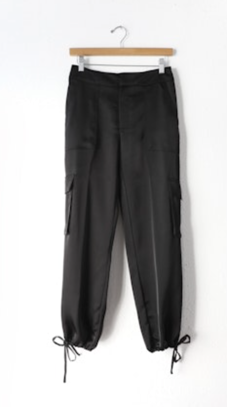 Sammy Satin Cargo Pant