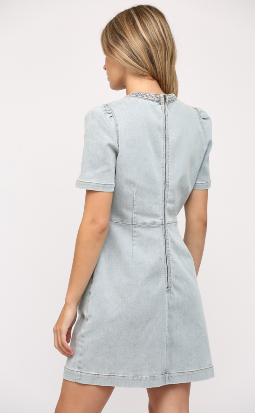 Light Denim Mini Dress