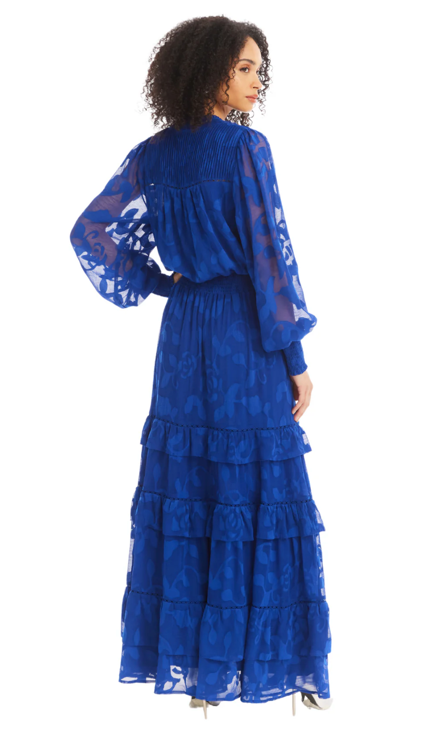 Nora Maxi Dress-Cobalt Blue