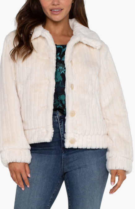 Fur Trucker Jacket