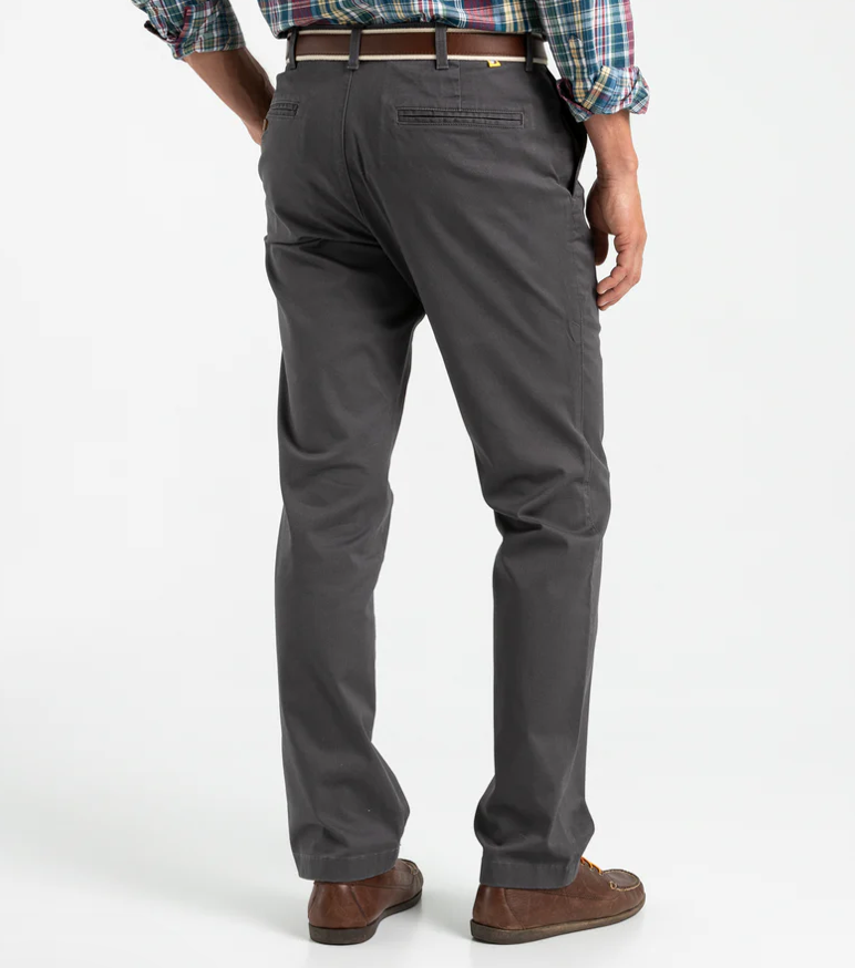 Classic Fit Gold School Chino - Magnet Grey