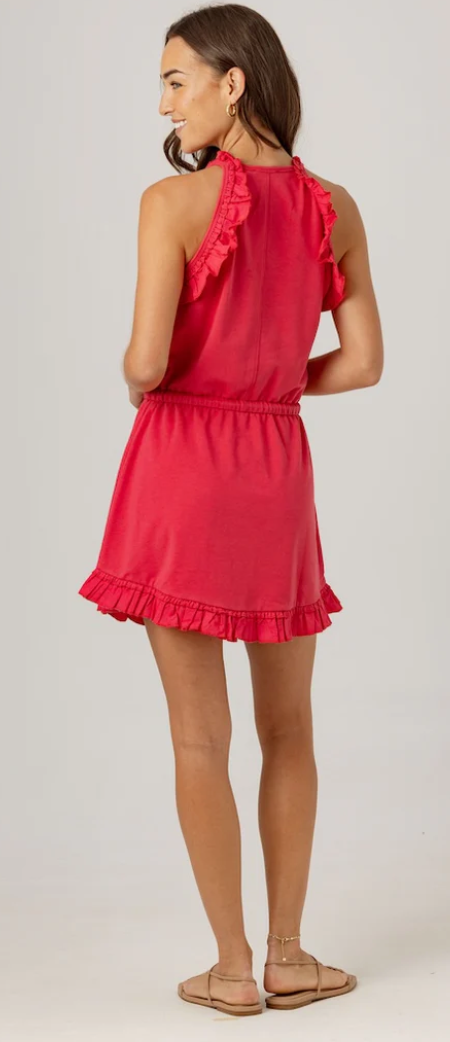 MIRABELLE DRESS - Washed Ruby